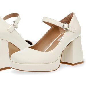 Steve Madden Mingle Mary Jane Pump Bone Patent 9 M